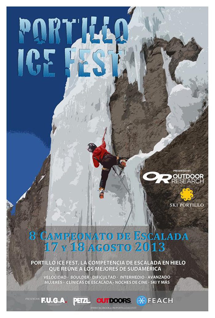 Afiche Portillo Ice Fest 2013