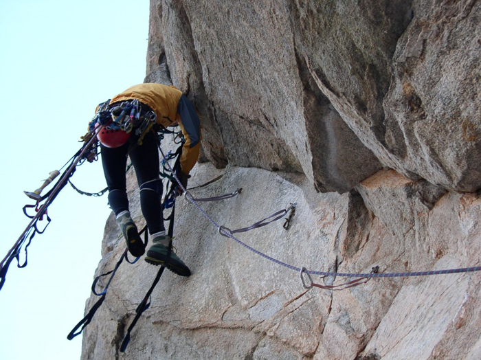 aid climbing