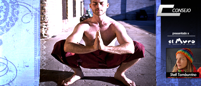 yoga escalada malasana