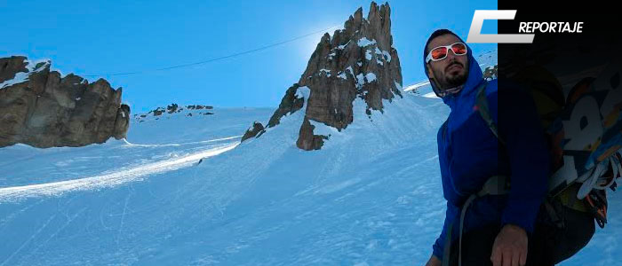 escalada snowboard y highline en santa tere