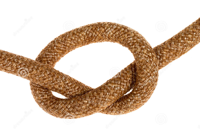 http://www.dreamstime.com/royalty-free-stock-photos-simple-knot-rope-image3144628