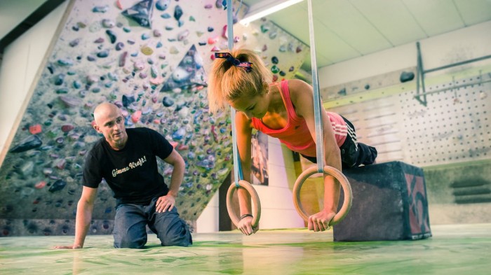 entrenamiento de escalada