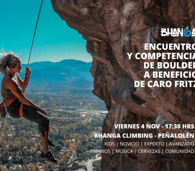 Encuentro y competencia de escalada a beneficio de Caro Fritz